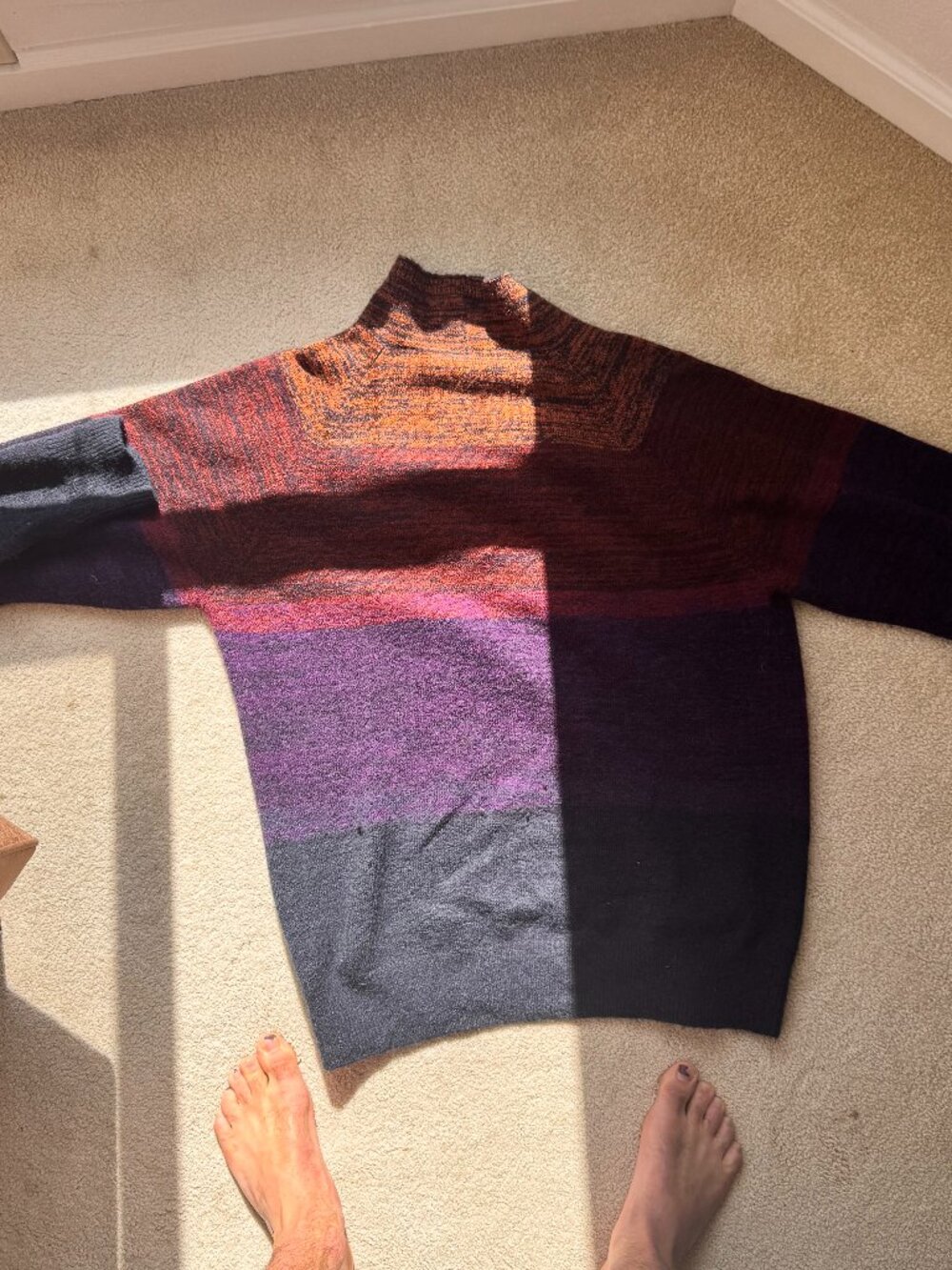 Scotch & Soda Multi-Color Turtleneck Sweater